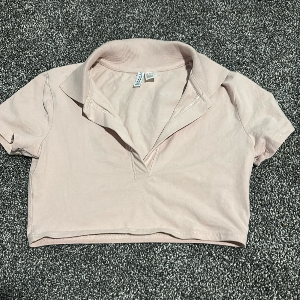 Collar pink crop